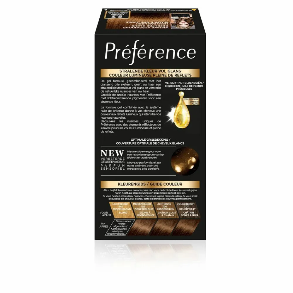LOréal L'Oréal Préférence Permanente Haarkleuring 5.3 Licht Goudbruin