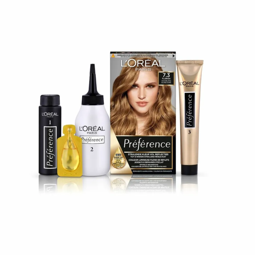 LOréal L'Oréal Préférence Permanente Haarkleuring 7.3 Goudblond