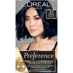 LOréal L'Oréal Préférence Permanente Haarkleuring 2.1 Blauw Zwart