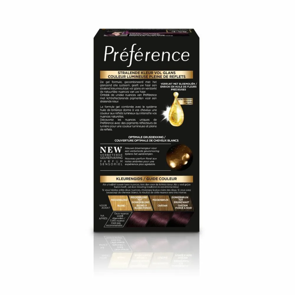 LOréal L'Oréal Préférence Permanente Haarkleuring 4.26 Intens Bordeaux