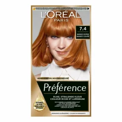 LOréal L'Oréal Préférence Permanente Haarkleuring 7.4 Mango Koper