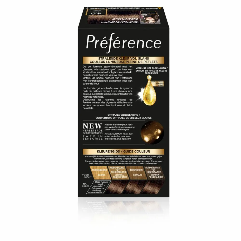 LOréal L'Oréal Préférence Permanente Haarkleuring 4.0 Middenbruin