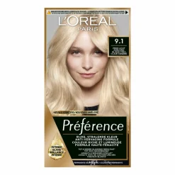 LOréal L'Oréal Préférence Permanente Haarkleuring 9.1 Zeer Licht Asblond