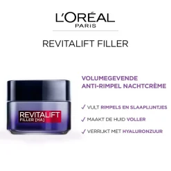 LOréal L'Oréal Revitalift Filler [HA] Nachtcrème 50 ml