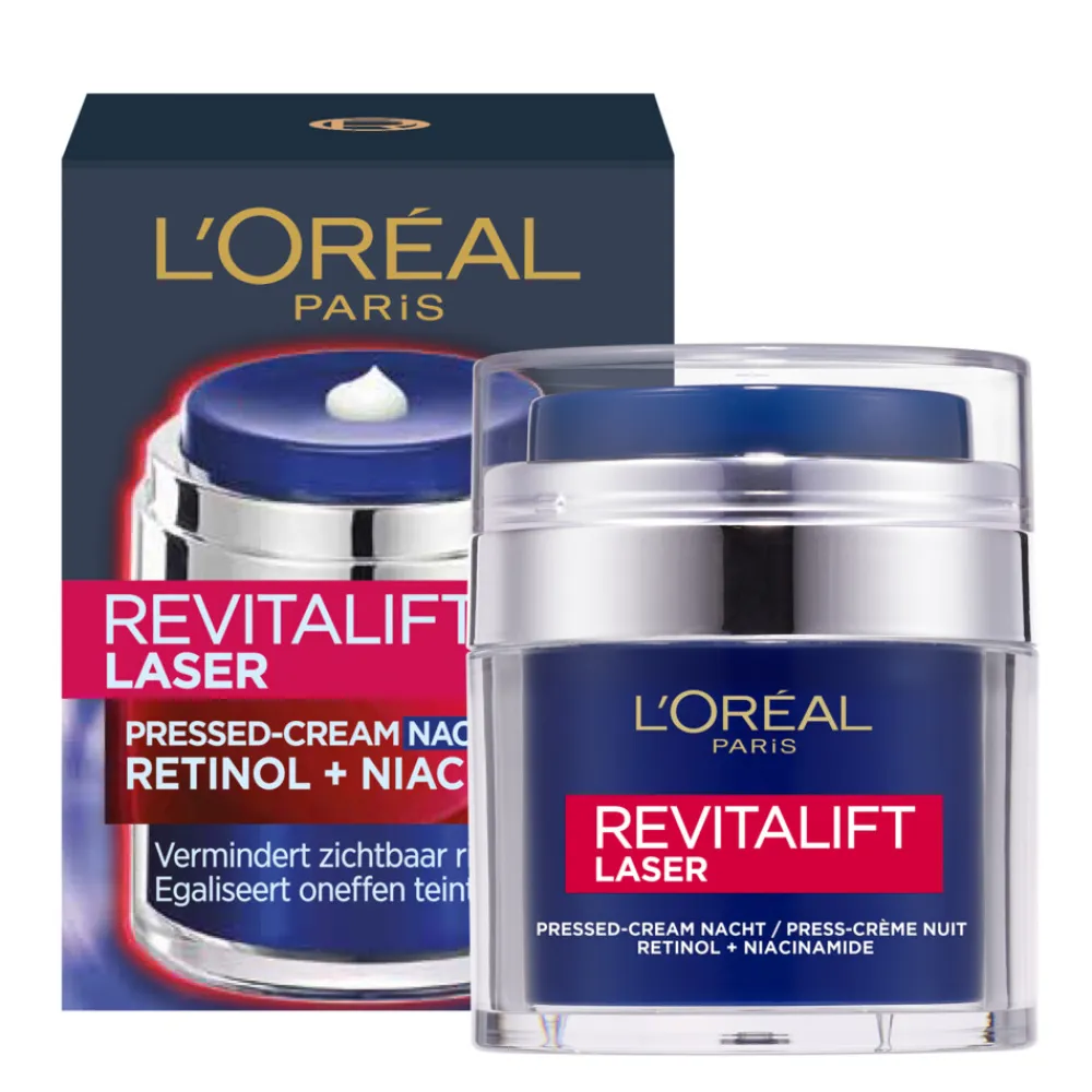 LOréal L'Oréal Revitalift Laser Pressed-Cream Nachtcrème 50 ml