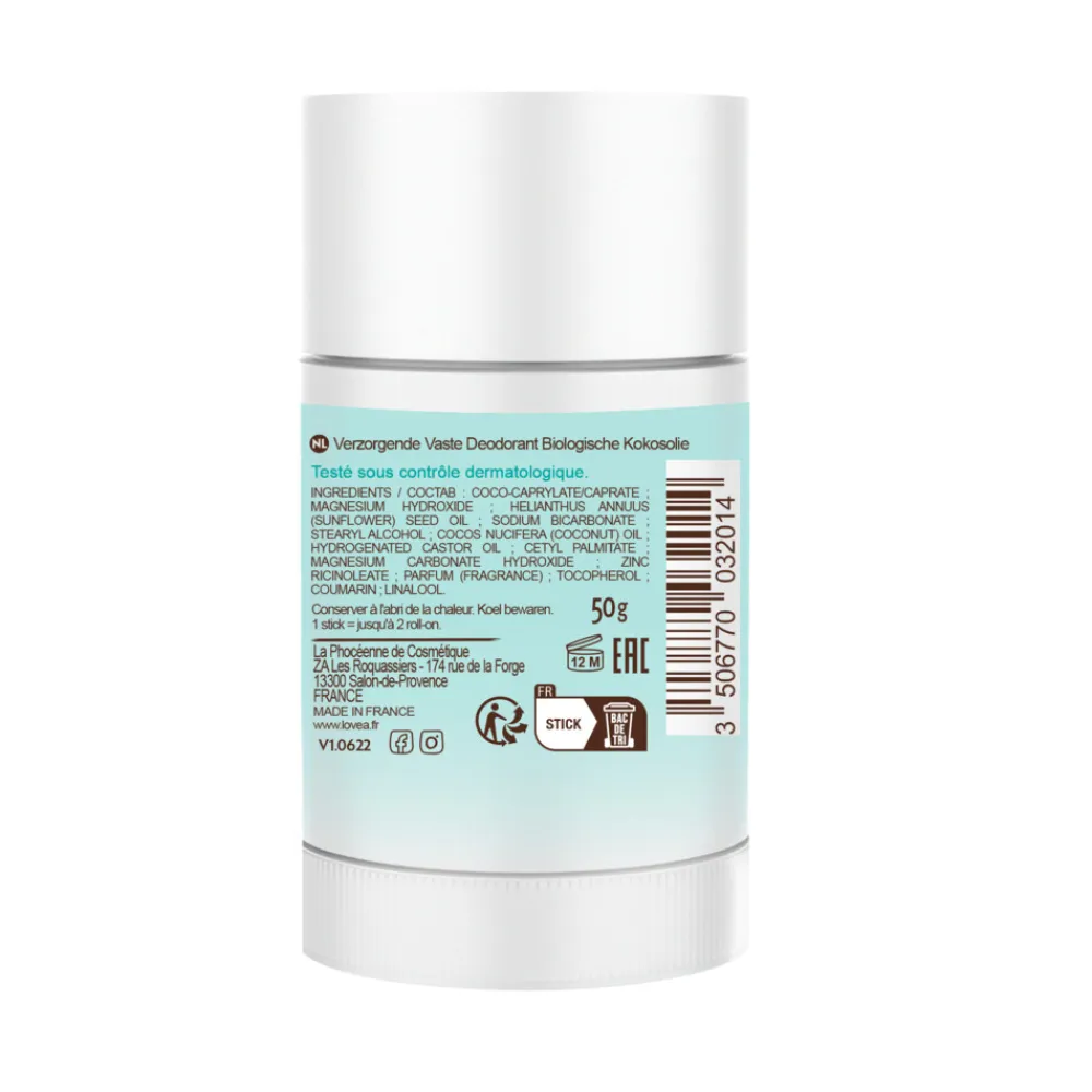 Lovea Solid Deodorant Organic Coconut Oil 50 gr