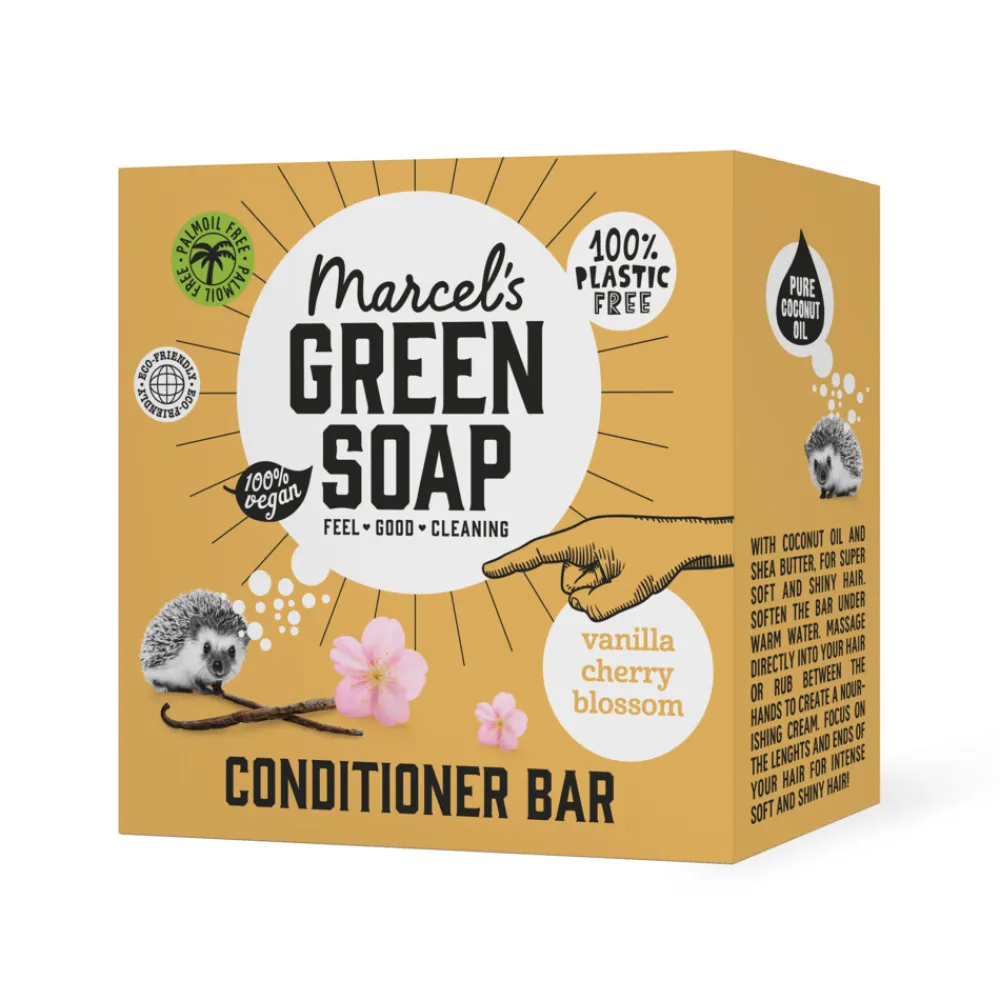 Marcels Green Soap Marcel's Green Soap Conditioner Bar Vanilla & Cherry Blossom 60 gr