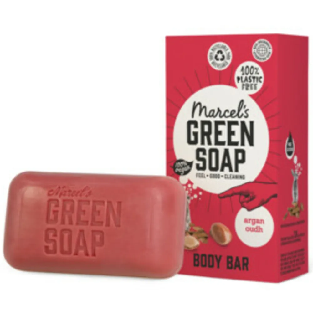 Marcels Green Soap Marcel's Green Soap Showerbar Argan & Oudh 150 gr