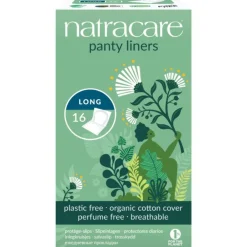 Natracare Inlegkruisjes Panty Liners Long Wrap 16 stuks