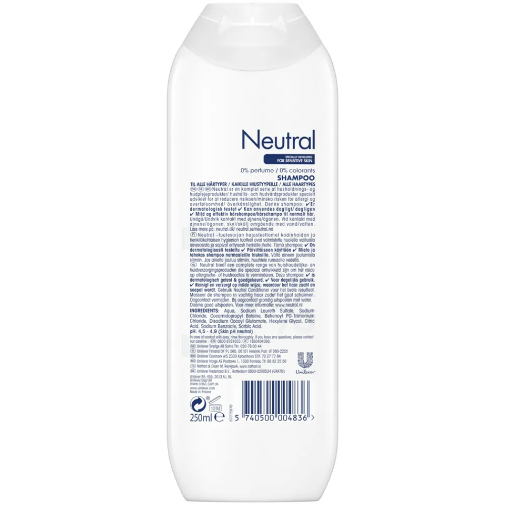 Neutral Shampoo Normaal 250 ml
