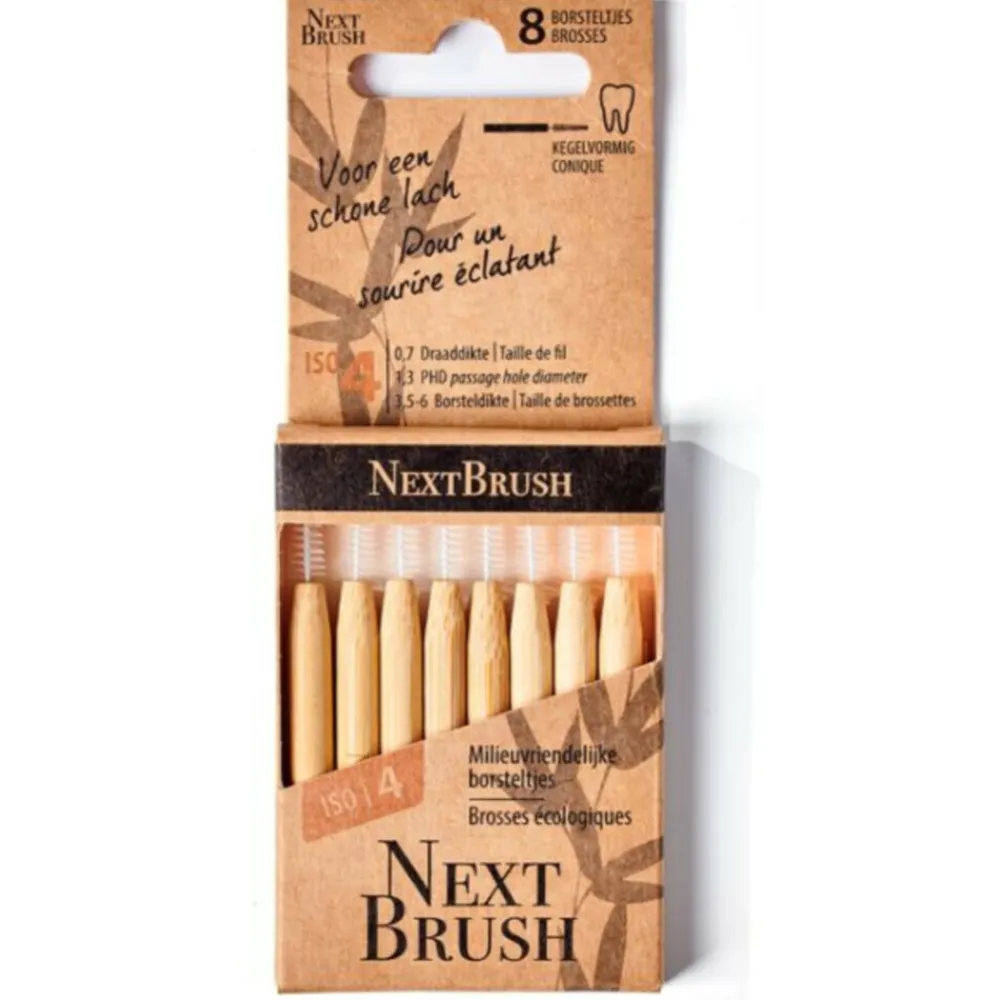 Nextbrush Ragers Bamboe ISO 4 8 stuks