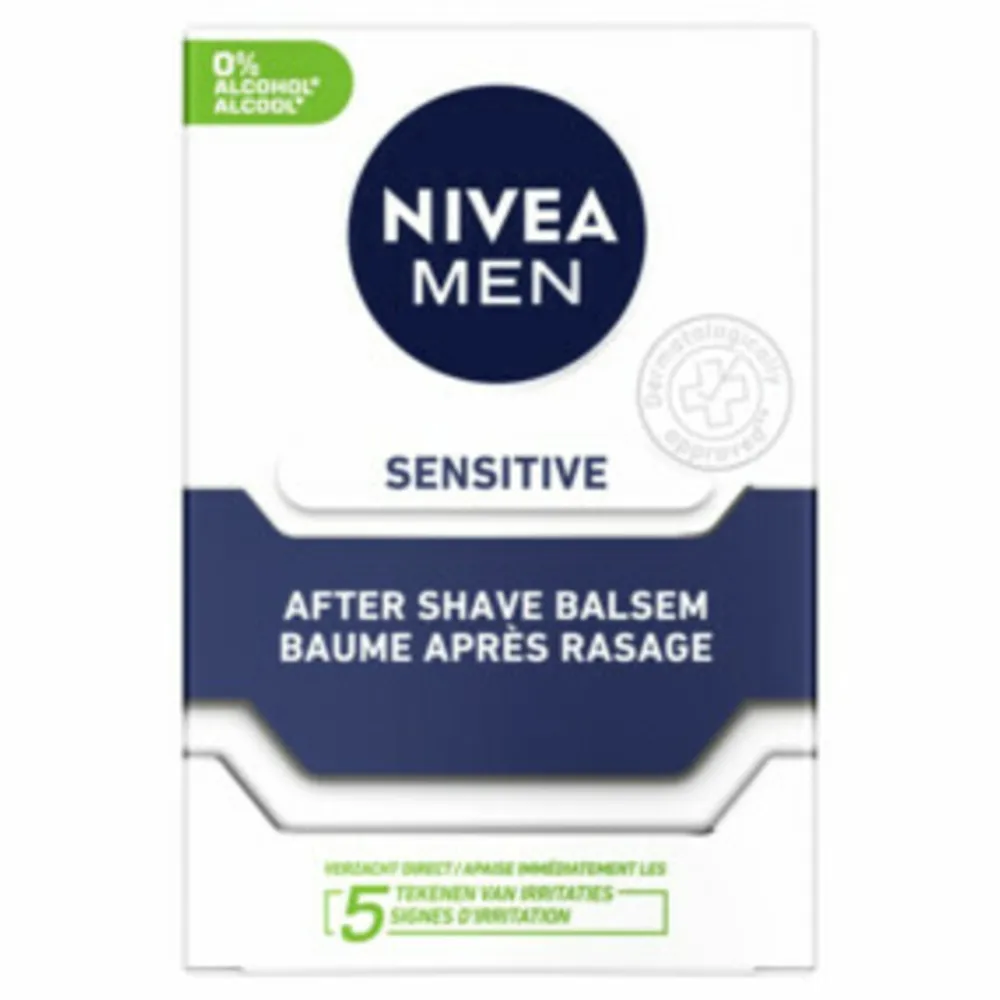 Heren NIVEA Men Aftershave Balsem Sensitive 100 ml