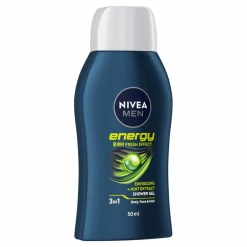 NIVEA Men Douchegel Energy Mini Reisformaat 50 ml