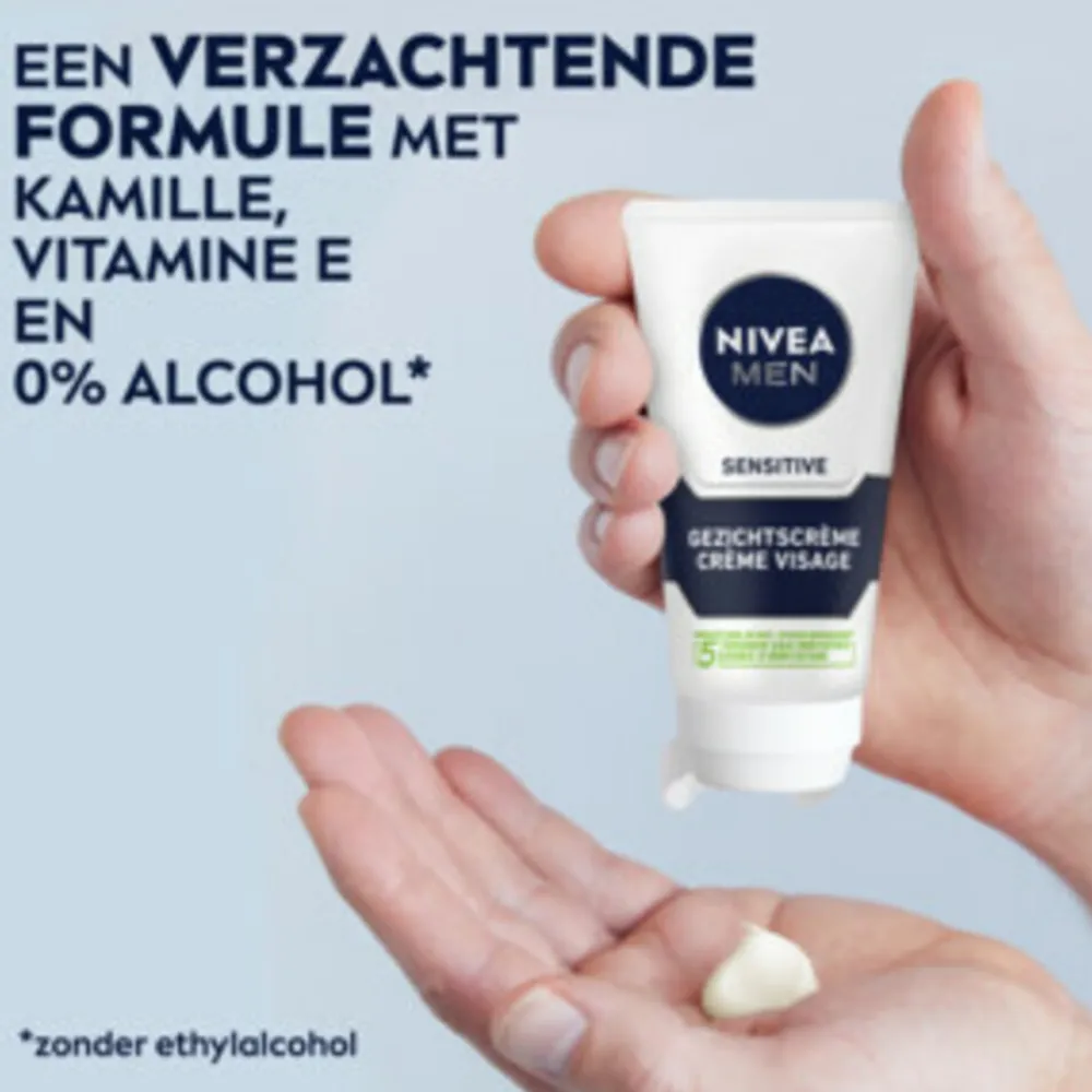 NIVEA Men Gezichtscrème Sensitive 75 ml