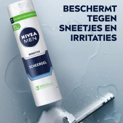 Heren NIVEA Men Scheergel Sensitive 200 ml