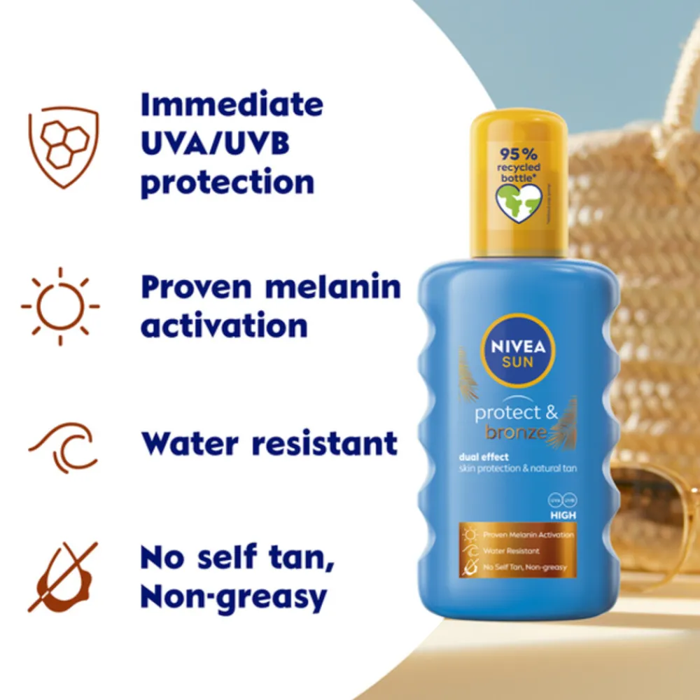 NIVEA Sun Protect & Bronze Zonnespray SPF 50 200 ml