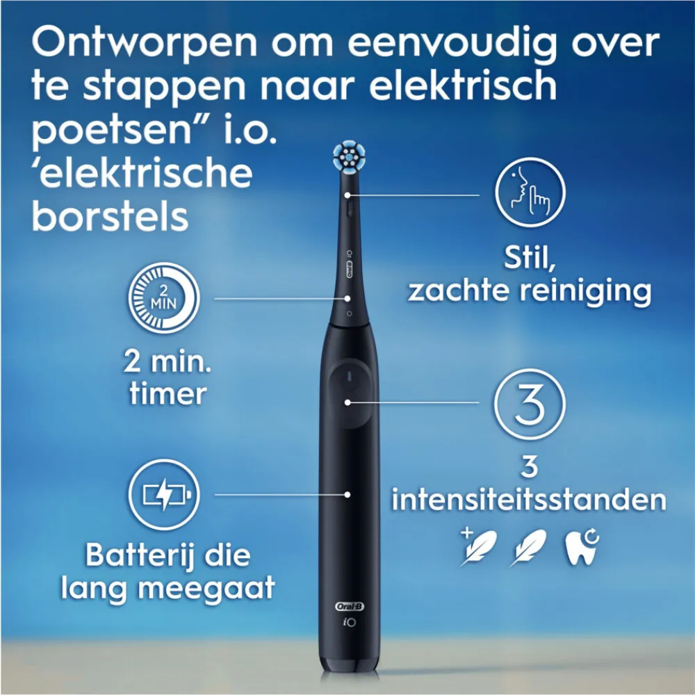 Oral-B Elektrische Tandenborstel iO 2 Duo Zwart & Roze 1 set