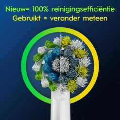 Oral-B Opzetborstels Pro Cross Action Wit 9 stuks