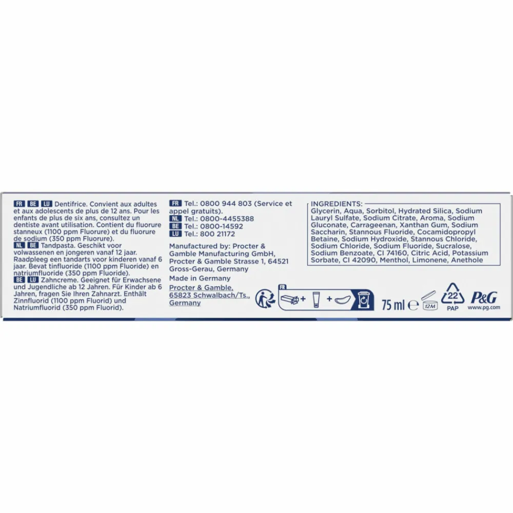 Oral-B Tandpasta Professional Glazuurversterkend Extra Fris 75 ml