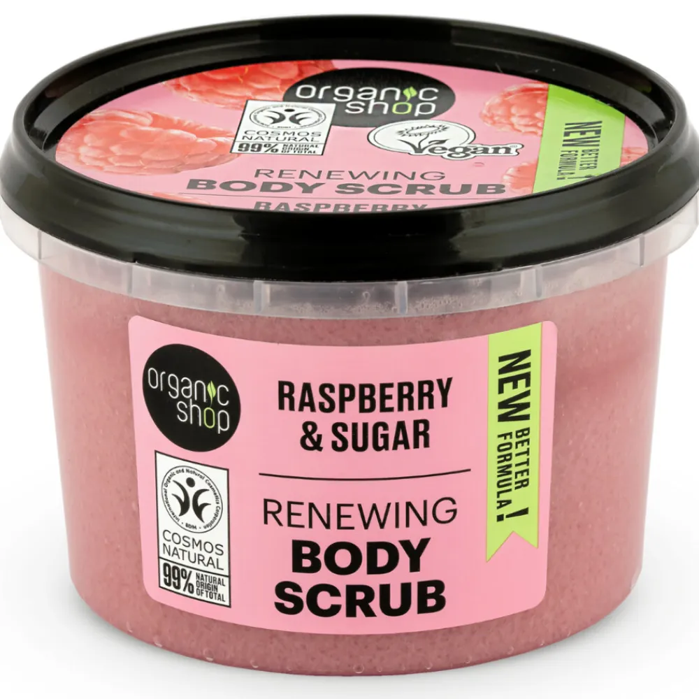 Organic Shop Body Scrub Raspberry Cream 250 ml