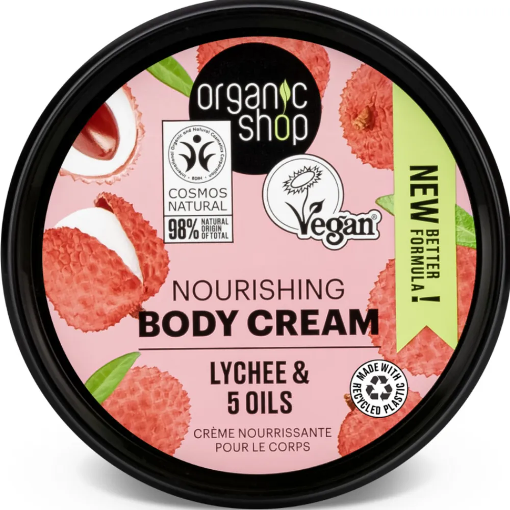 Organic Shop Nourishing Bodycrème Lychee 250 ml