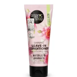 Organic Shop Shining Leave-In Conditioner Water Lily and Amaranth 75 ml