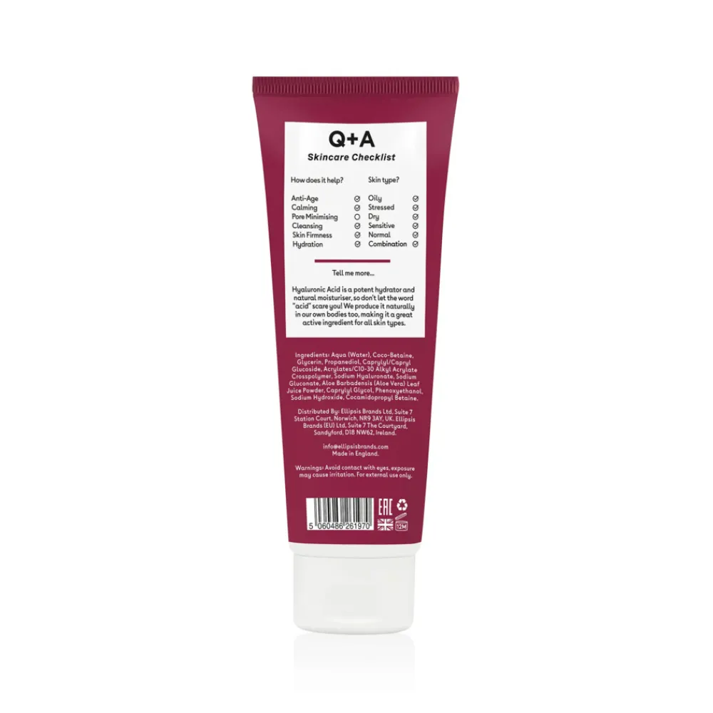 Q+A Hyaluronic Acid Cleansing Gel 125 ml