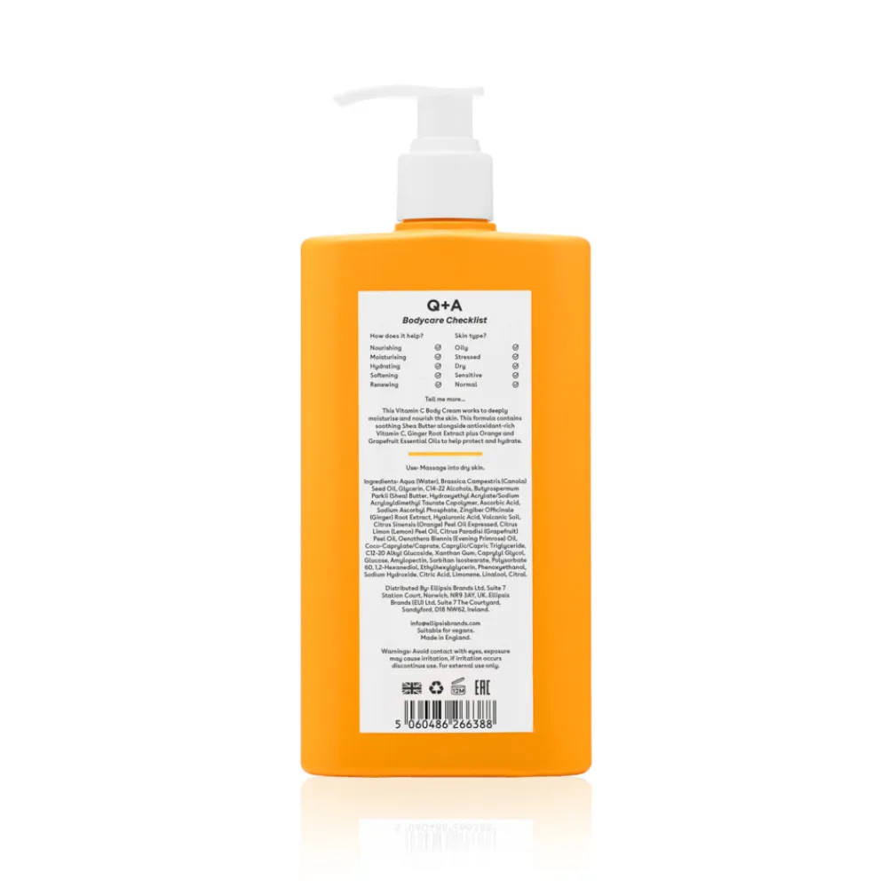 Q+A Vitamin C Body Cream 250 ml