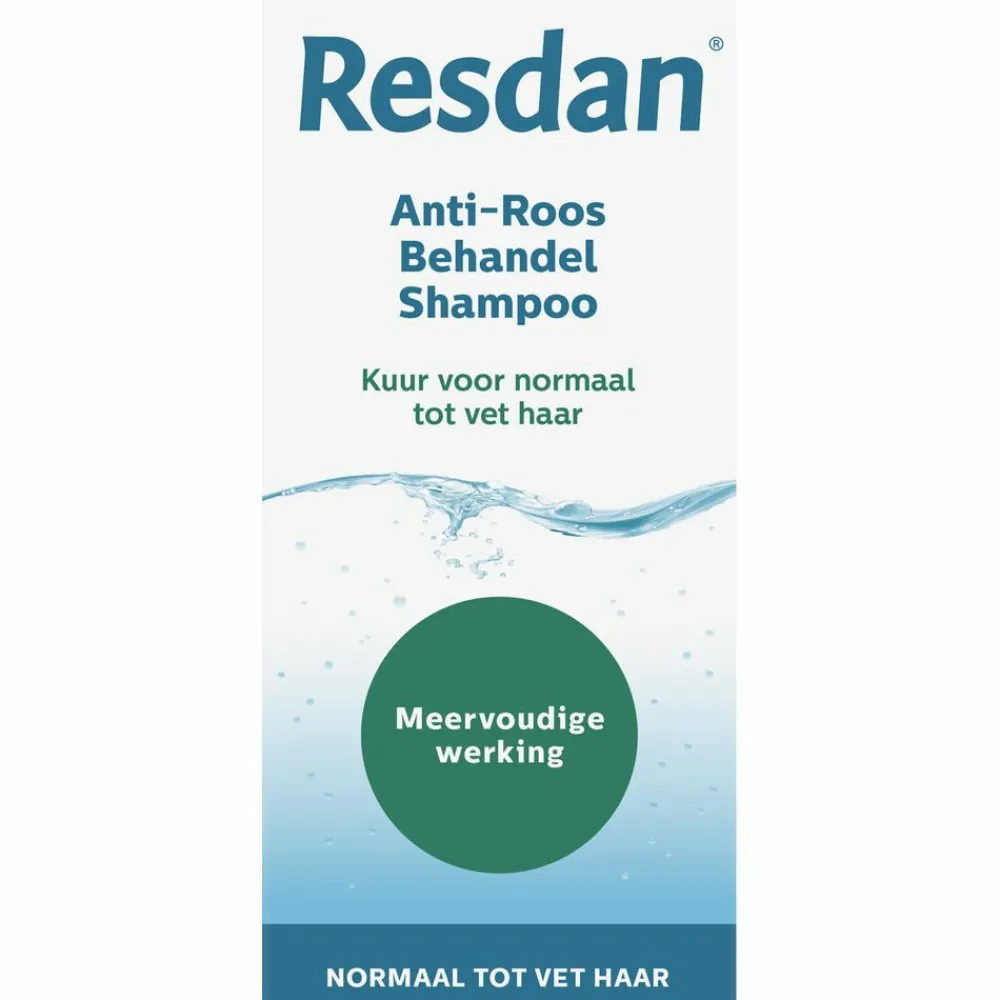 Resdan Anti-Roos Shampoo Normaal tot Vet Haar 125 ml