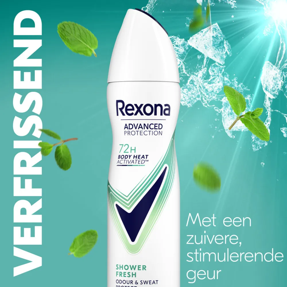 Rexona Deodorant Spray Advanced Protection Shower Fresh 150 ml
