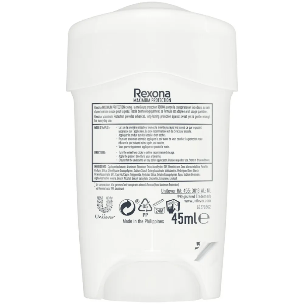 Rexona Men Deodorant Roller Maximum Protection Clean Scent 45 ml