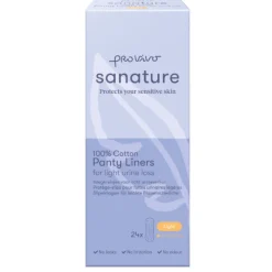 Sanature Vivo 100% Katoenen Incontinentie Inlegkruisjes Light 24 stuks