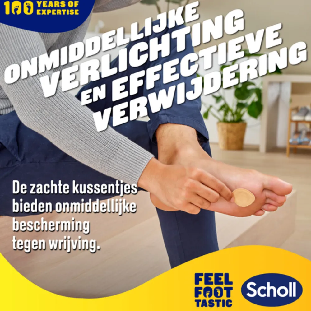 Scholl Eelt Verwijderpleisters 4 stuks