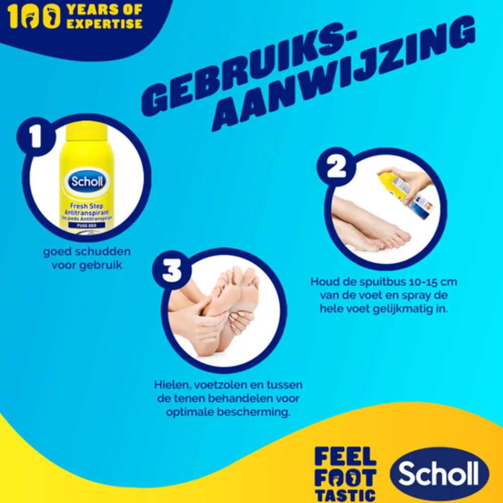 Scholl Fresh Step Deodorant Spray 150 ml