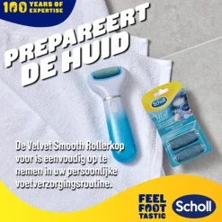 Scholl Velvet Smooth Express Pedi Regular Navulling 2 stuks