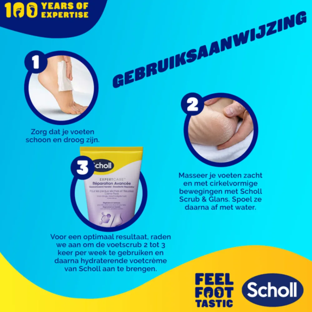 Scholl Voetcrème Geavanceerd Herstel 150 ml