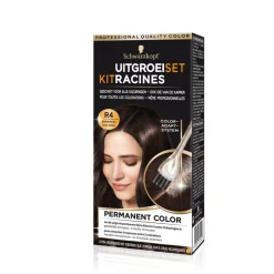 Schwarzkopf Uitgroeiset Haarverf Donkerbruin R4 1 set