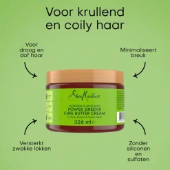 Shea Moisture Curl Butter Cream Power Greens 326 ml