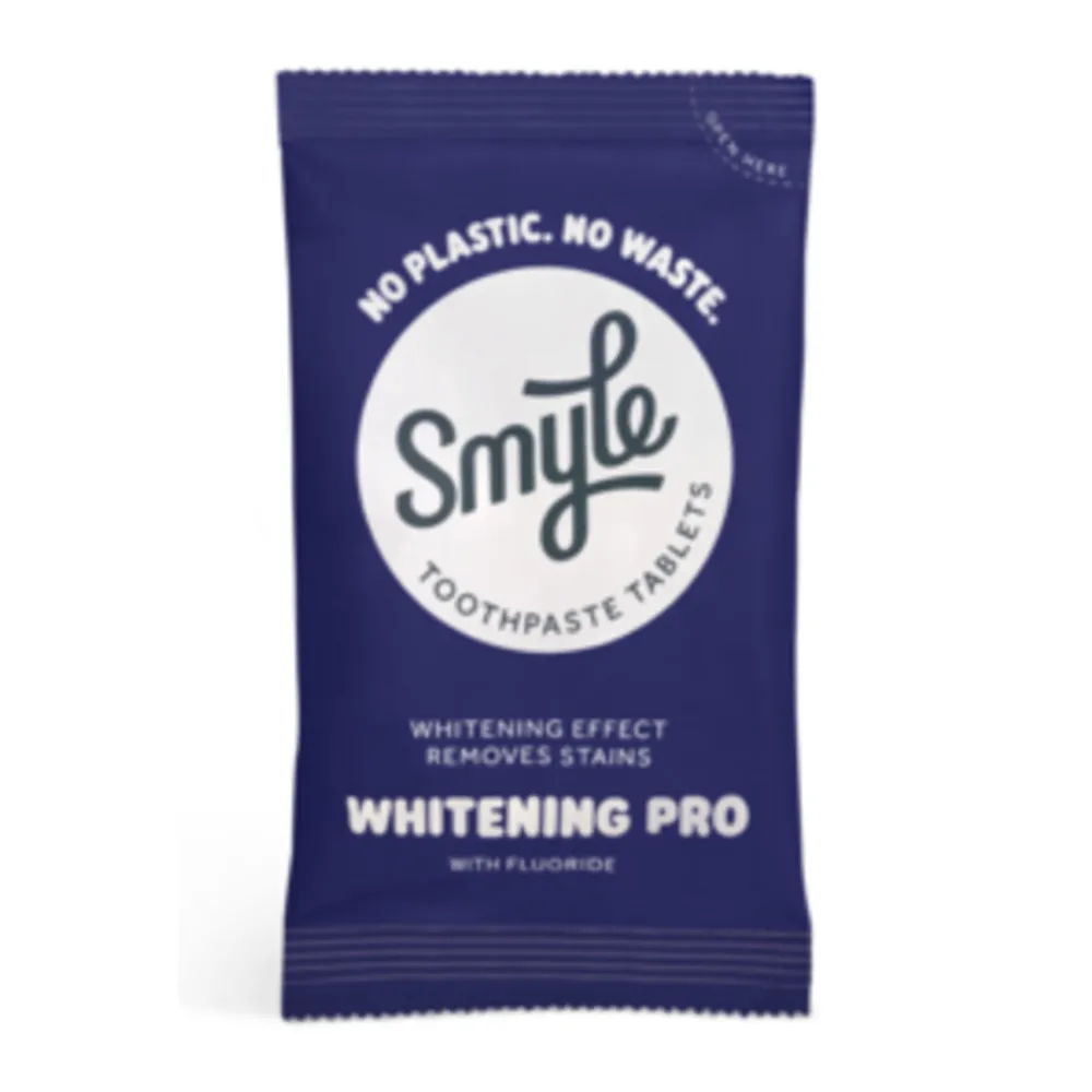 Smyle Tandpasta Tabs Navulling Whitening Pro met Fluoride 65 stuks