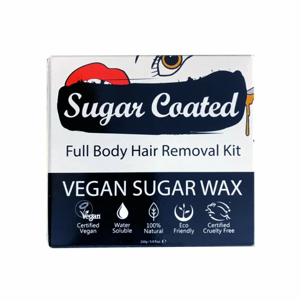 Heren Sugar Coated Vegan Suikerwax Full Body Kit 250 gr