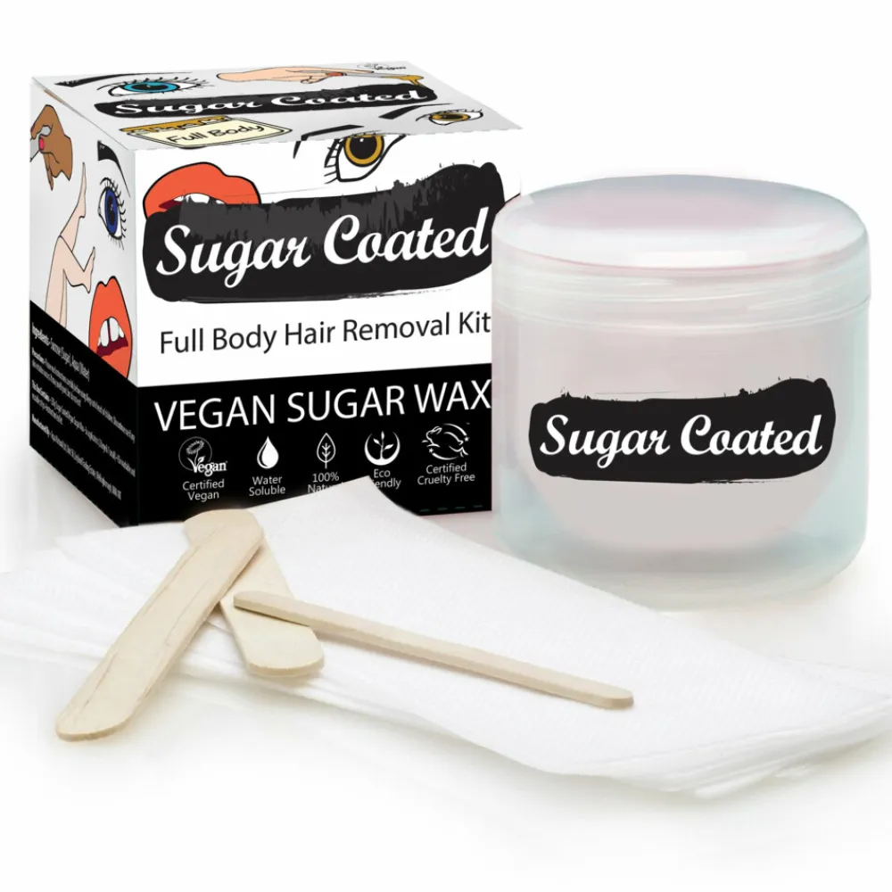 Heren Sugar Coated Vegan Suikerwax Full Body Kit 250 gr