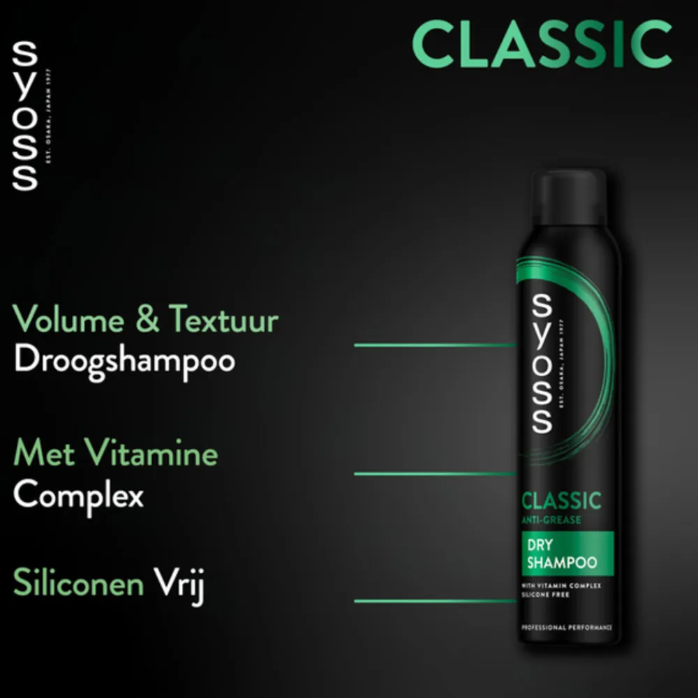 Syoss Anti-Grease Droogshampoo 200 ml