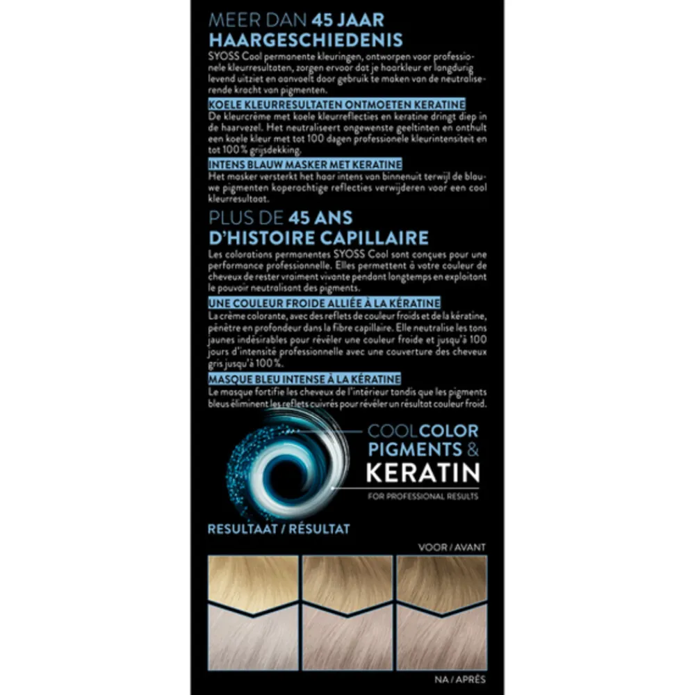 Syoss Baseline Haarverf 12-59 Cool Platinum Blond