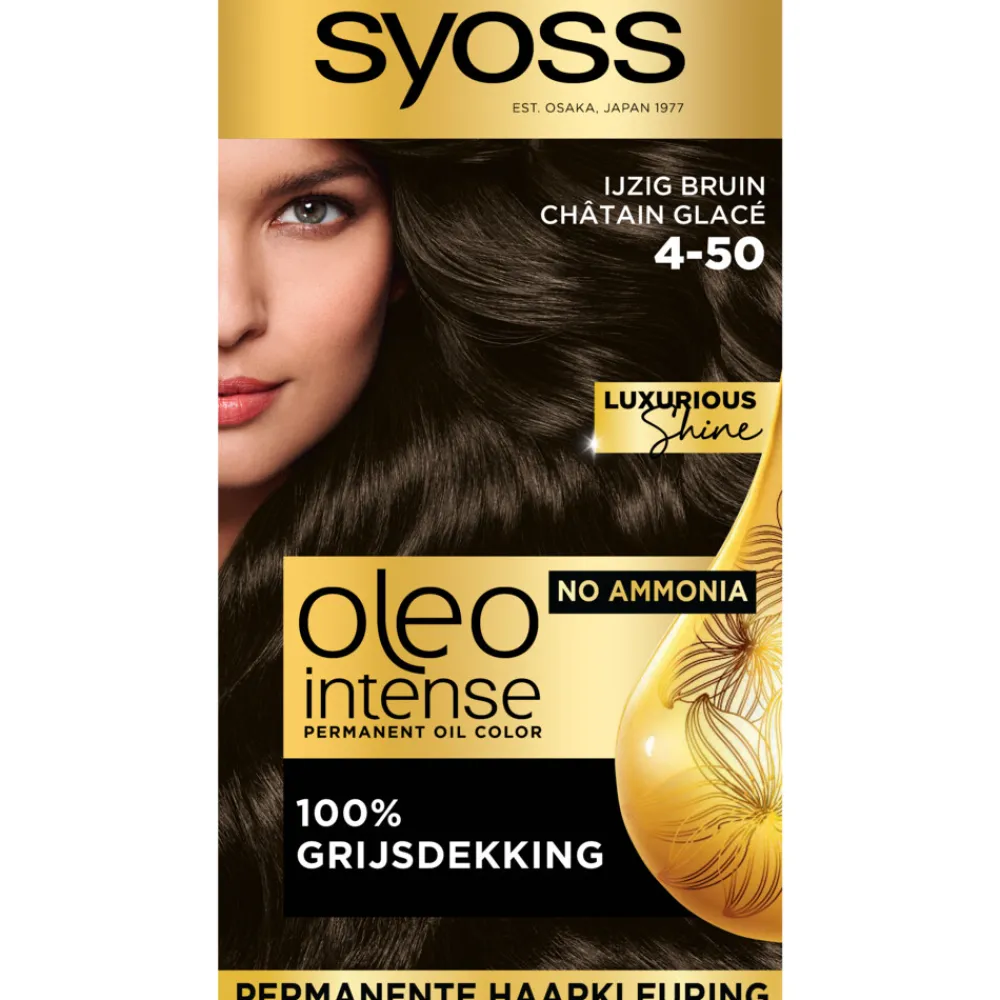 Syoss Oleo Intense Haarverf 4-50 Ijzig Bruin