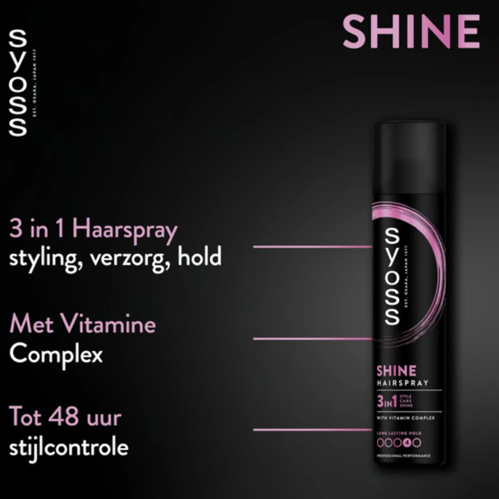 Syoss Shine Hold Haarspray 300 ml