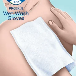 TENA Proskin Wet Wash Gloves Frisse Geur 5 stuks