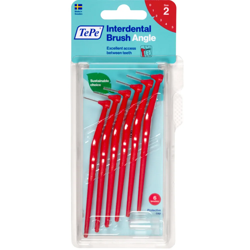 TePe Angle Interdentale Ragers 0,5 mm Rood 6 stuks