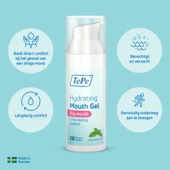 TePe Hydraterende Mondgel Mild Apple Peppermint 50 ml