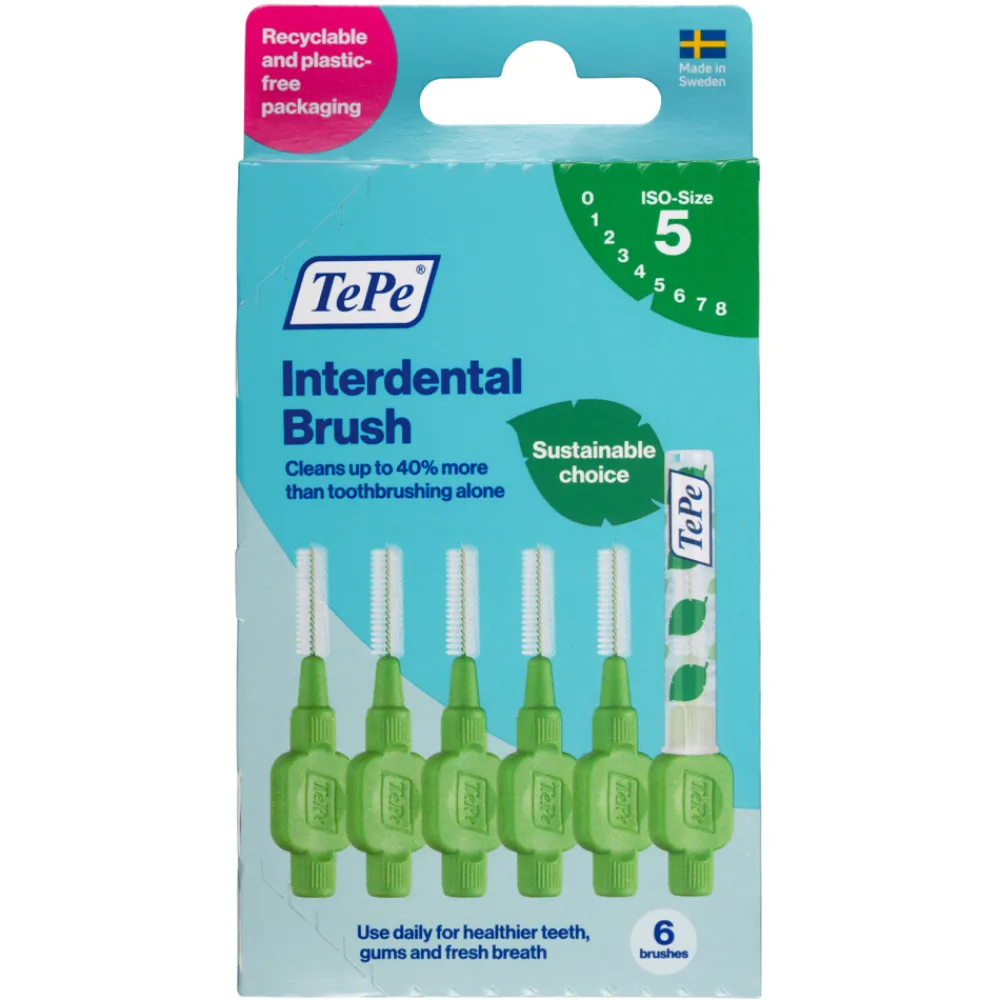 TePe Interdentale Ragers Original 0,8 mm Groen 6 stuks