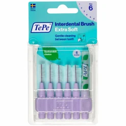 TePe Ragers Extra Zacht 1,1 mm Lichtlila 6 stuks